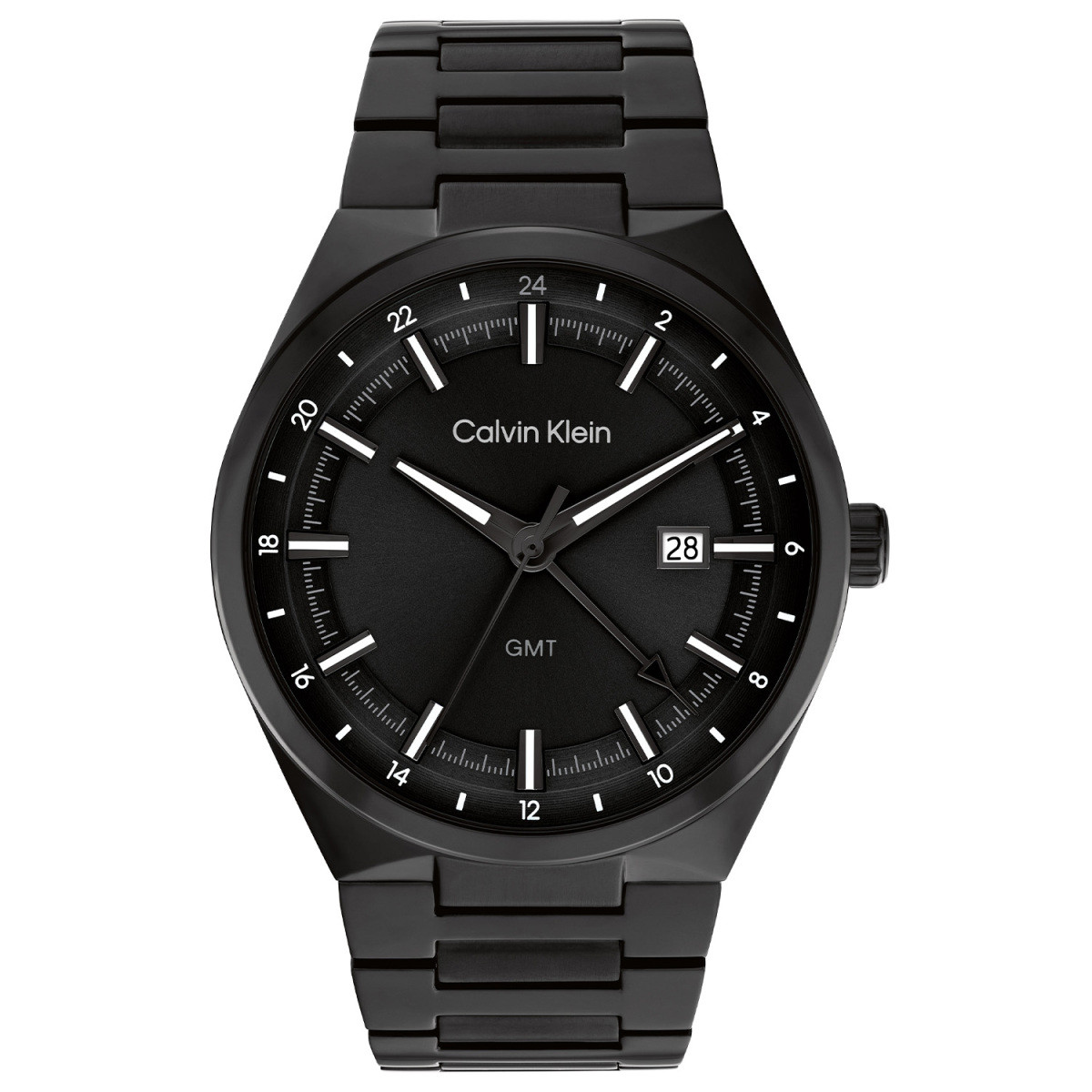 Calvin Klein CK25200490 herenhorloge met zwarte kast en zwarte wijzerplaat - Ø 44 mm