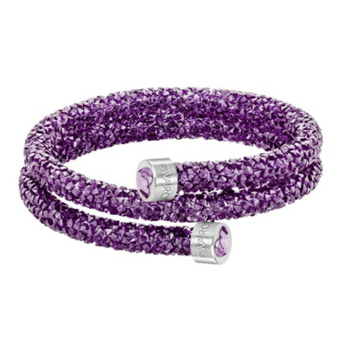 Swarovski armband Crystal Dust Double Amethist M 5278497