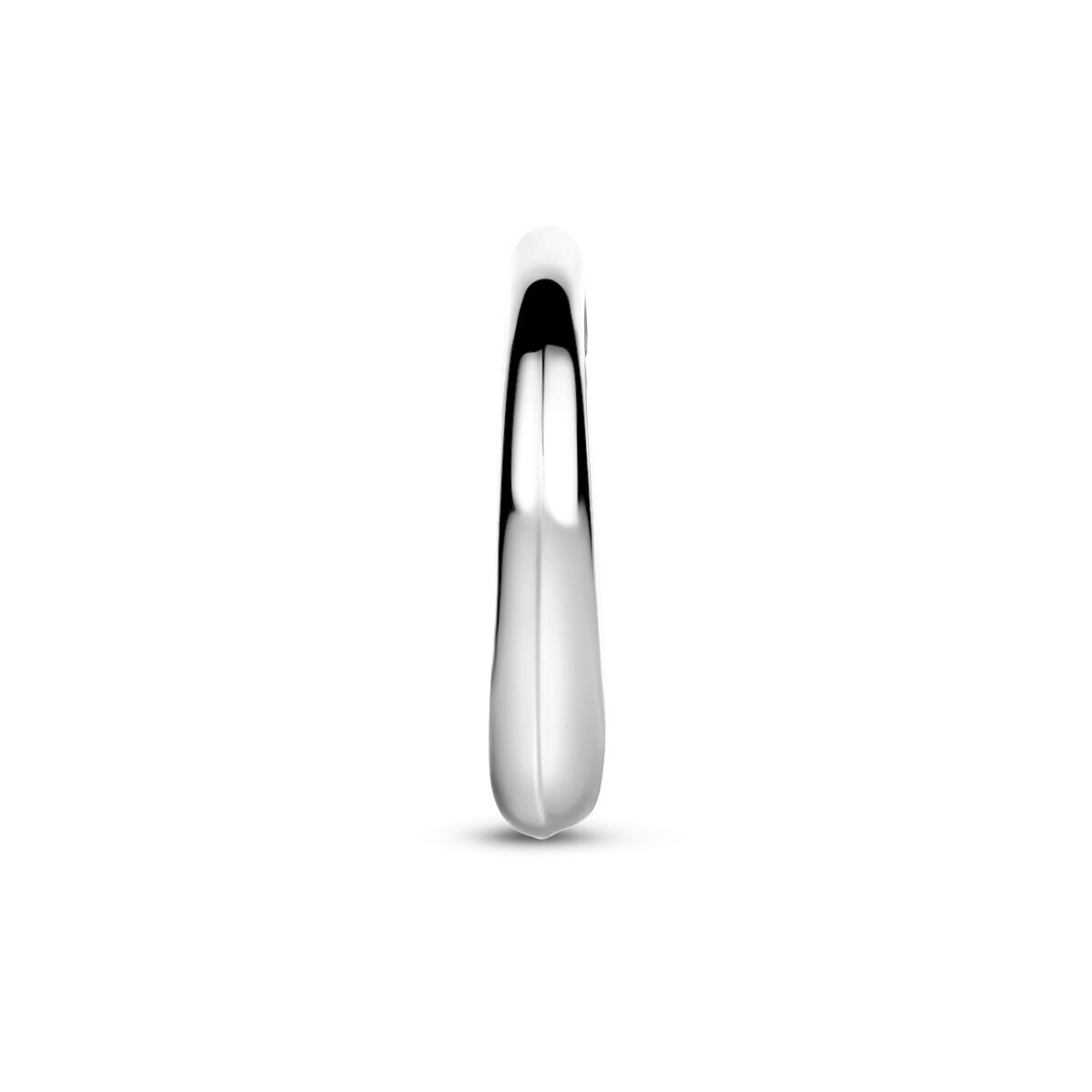 Hart hanger witgoud 12.5 mm x 12 mm