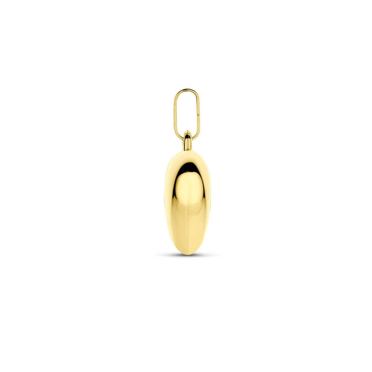 Gouden hartjes hanger 13 mm