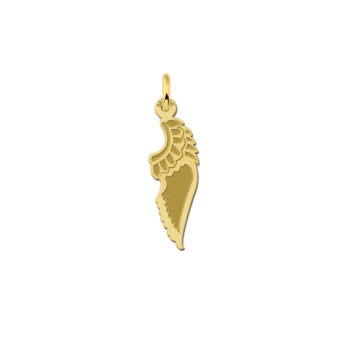 Gouden vleugel hanger