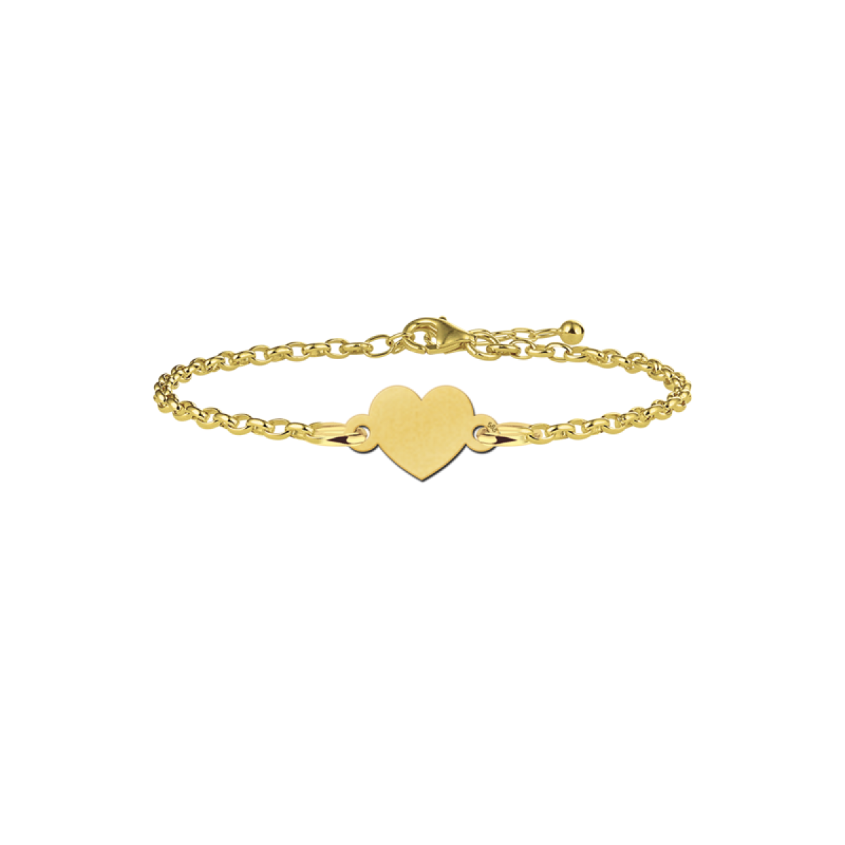 Gouden hart armband