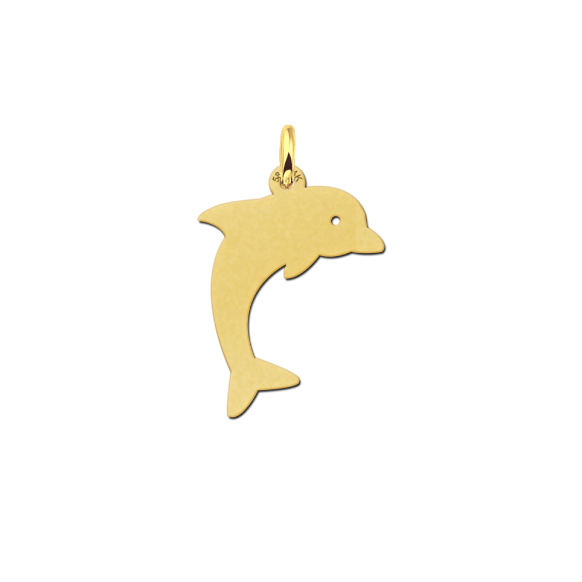 Gouden dolfijn hanger