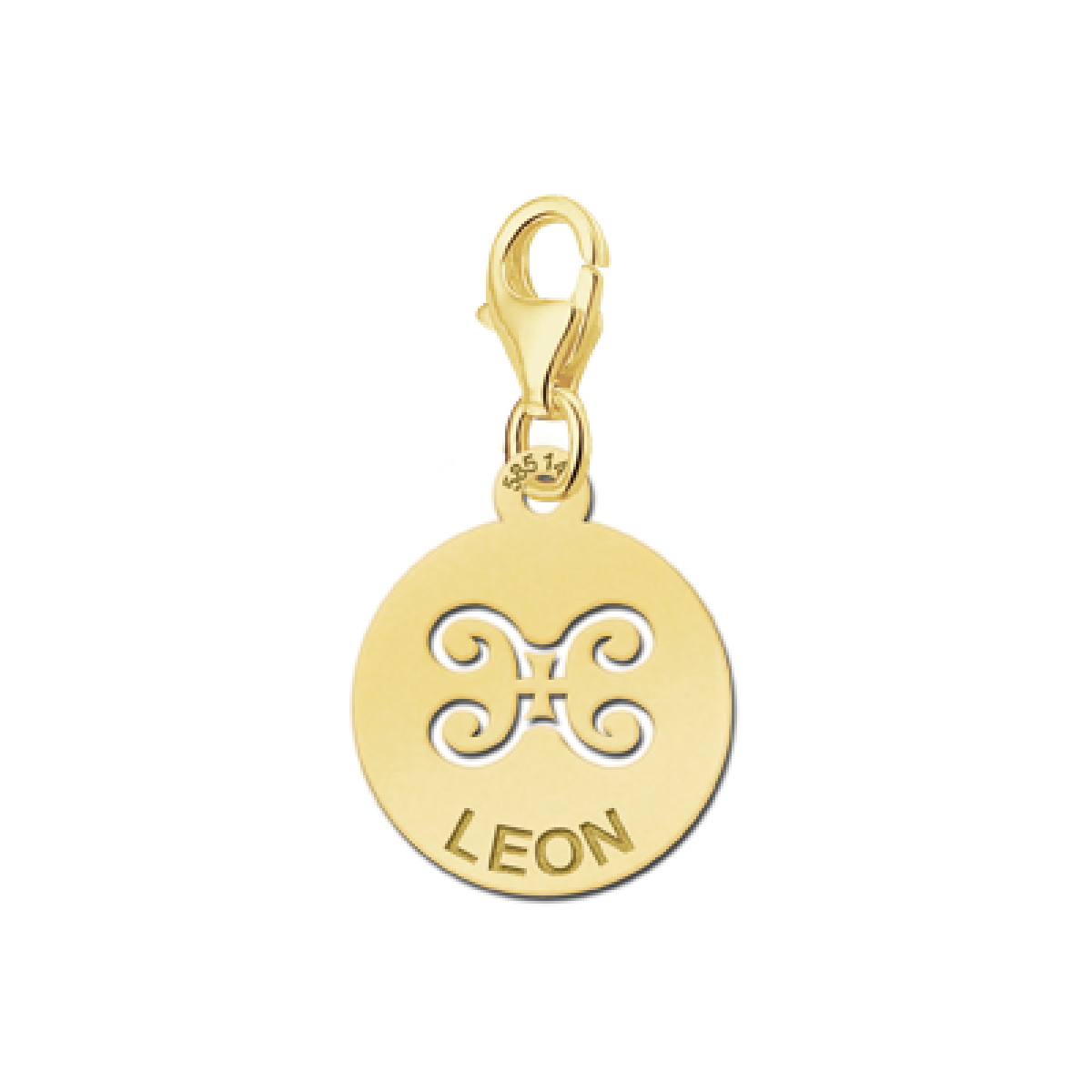 Gouden bedel sterrenbeeld tweeling Names4ever