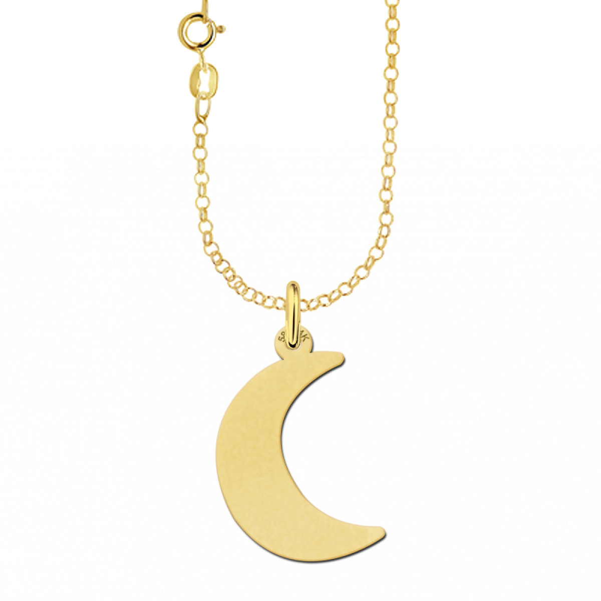 Gouden ketting maan