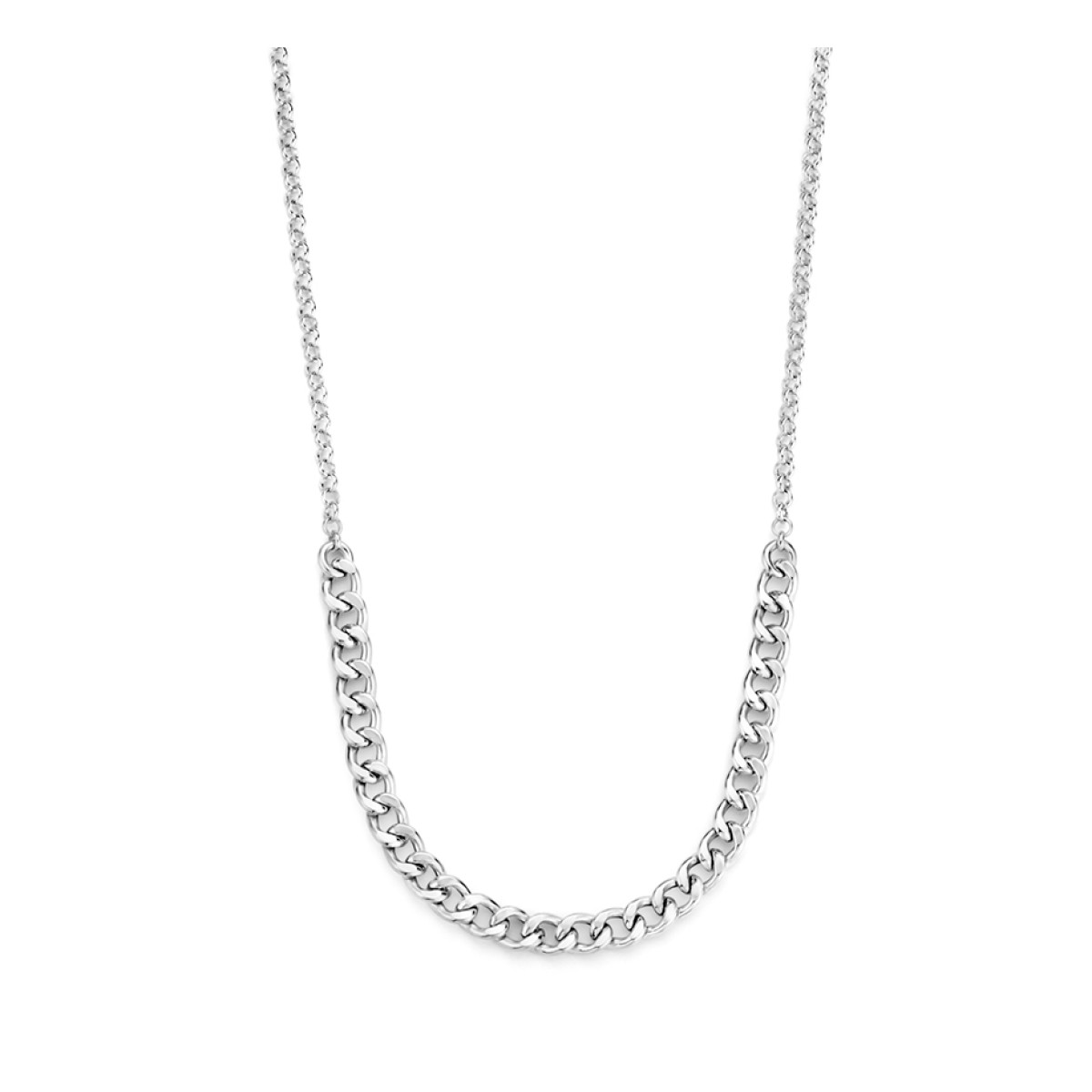 Zilveren gourmet ketting 4 mm