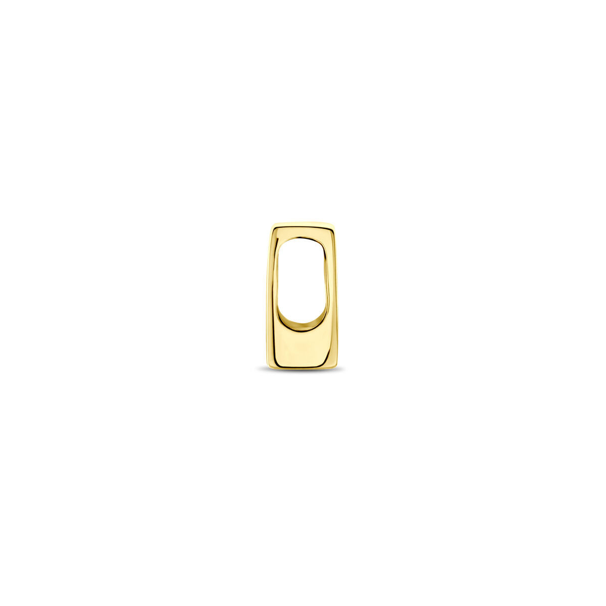 14-karaat geelgouden letter hanger 