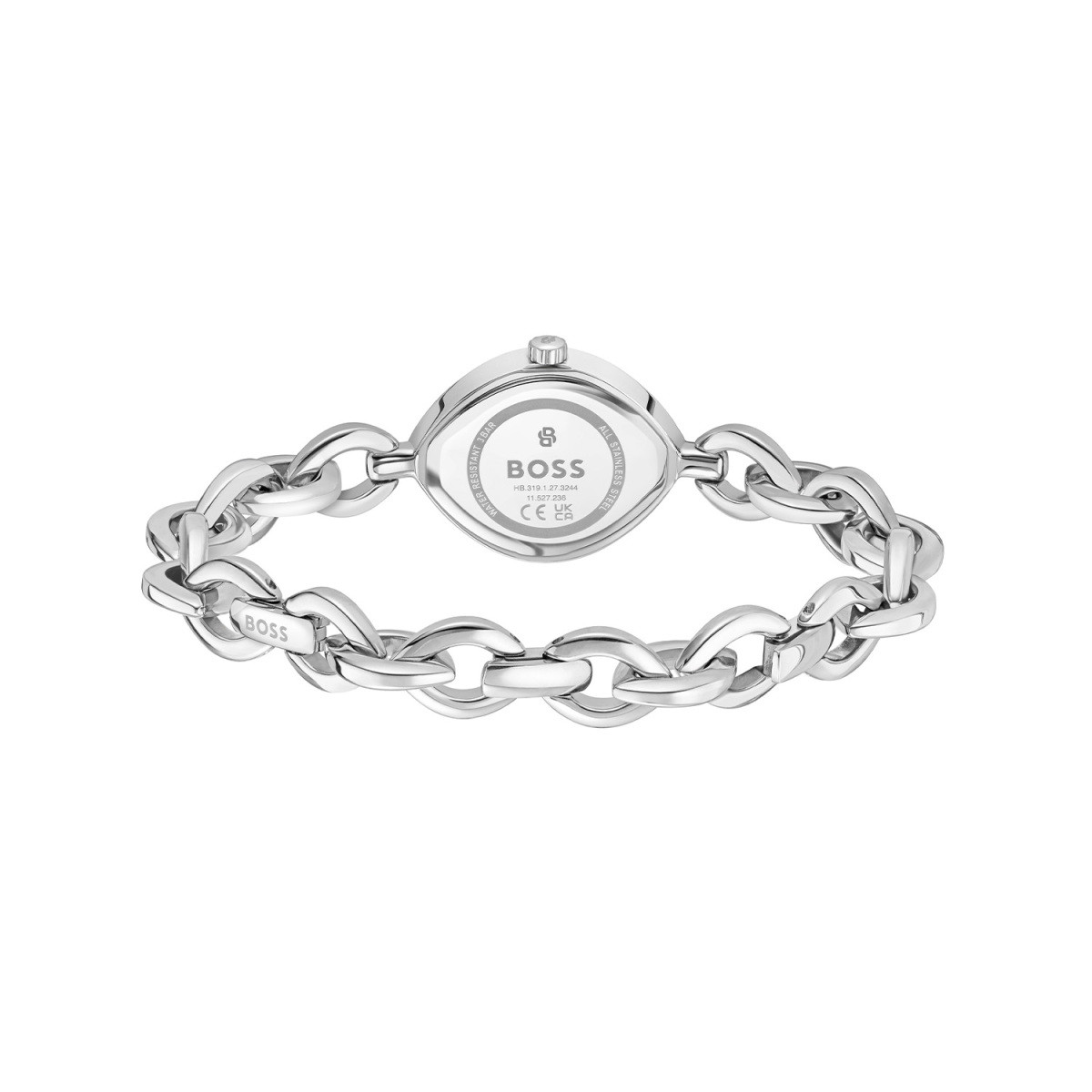 BOSS Fiora HB1502837 dameshorloge staal met zilverkleurige wijzerplaat - Ø 29 mm