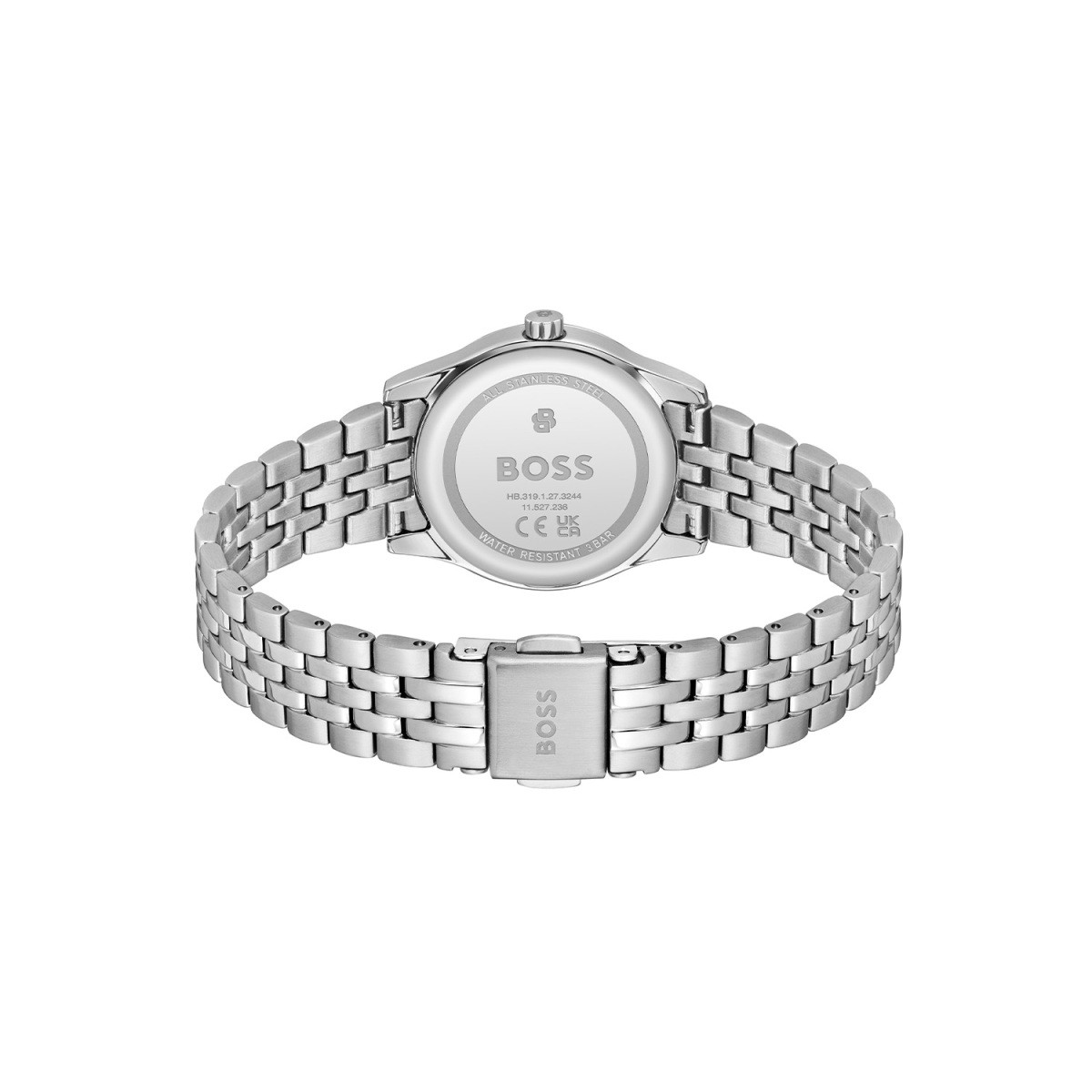 BOSS Graceful Mina HB1502840 dameshorloge staal met bicolor wijzerplaat - Ø 25 mm