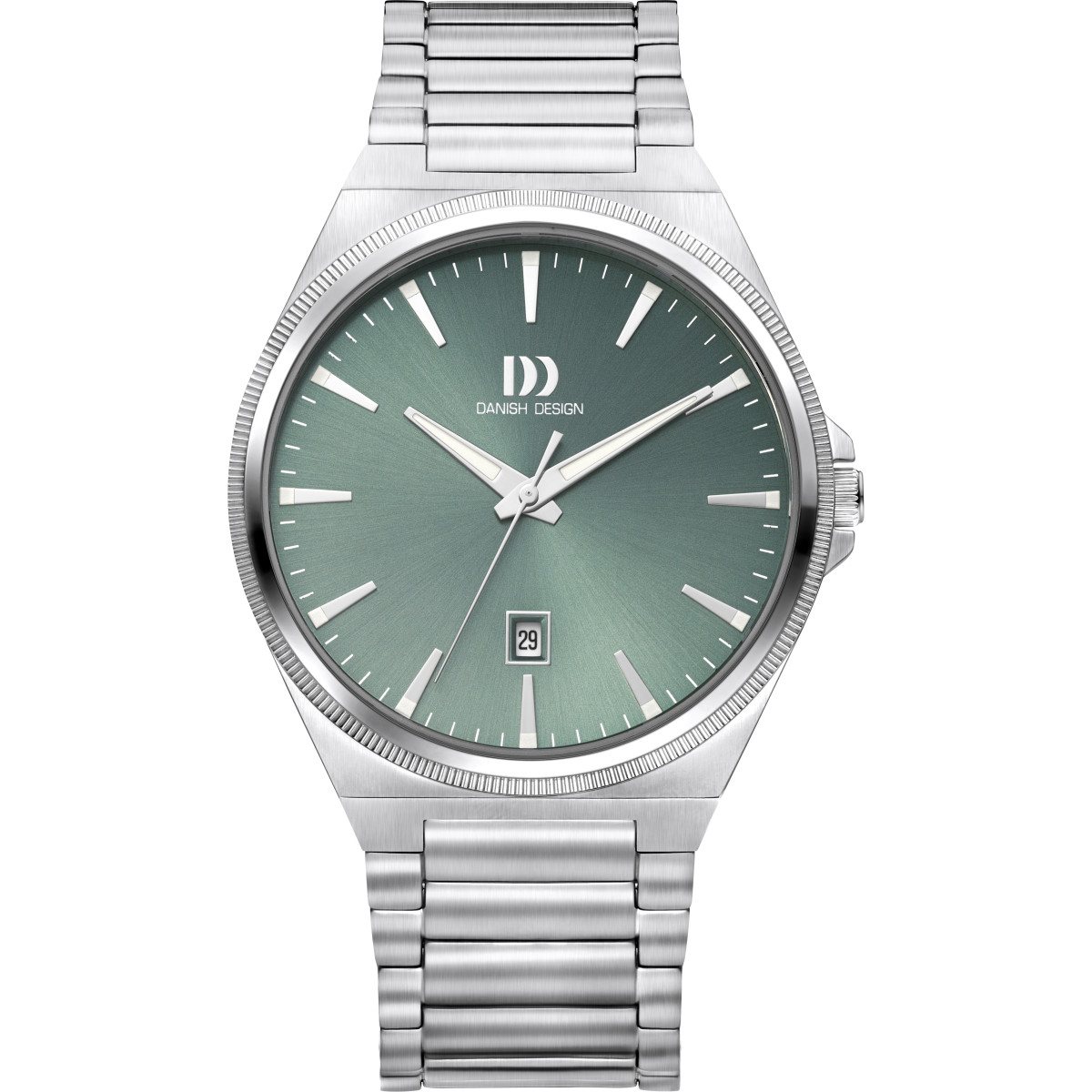 Danish Design DKx Pro Silver Sage Green IQ95Q1303 Herenhorloge groene wijzerplaat 40 mm