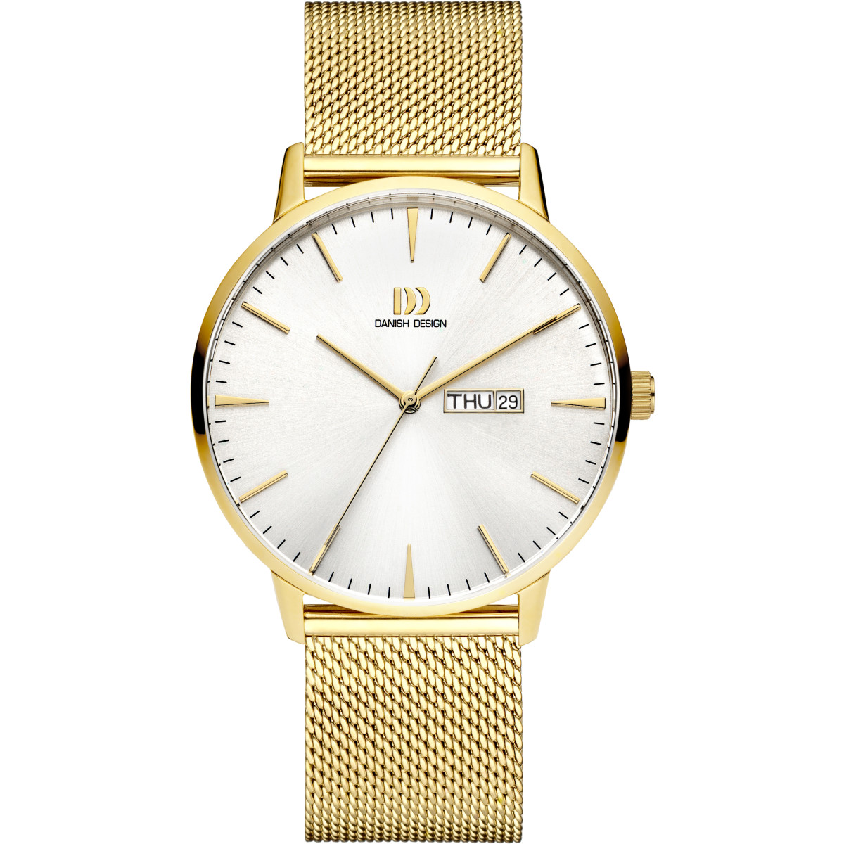 Danish Design Tidløs Akilia IQ05Q1267 - Herenhorloge goudkleurig 41 mm