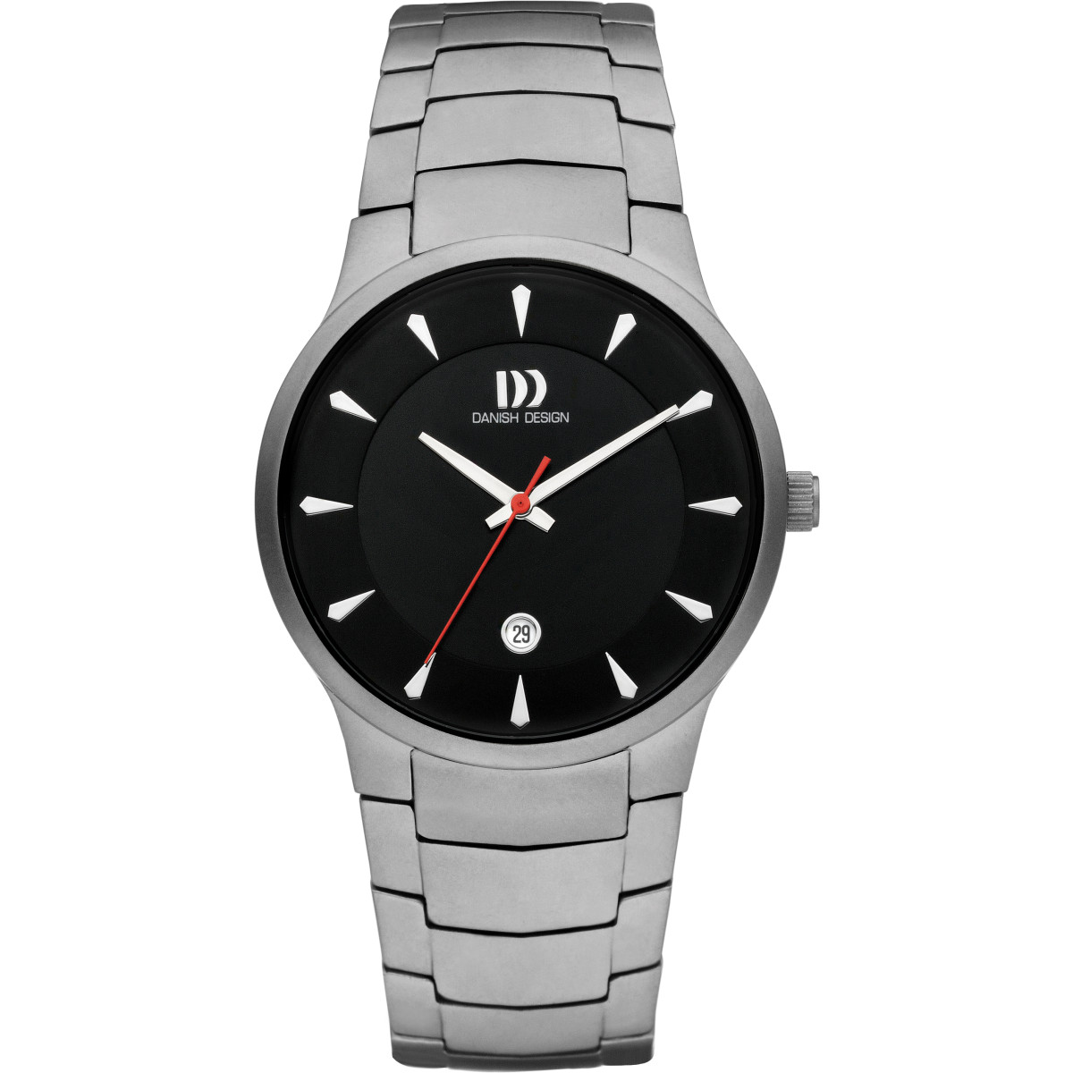 Danish Design Tidløs Bogø IQ63Q1275 - Herenhorloge van titanium 