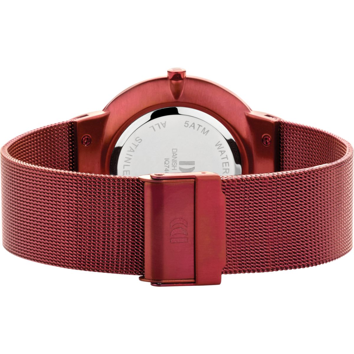 Danish Design Tidløs Tåge IQ74Q971 - Herenhorloge rood 40 mm 