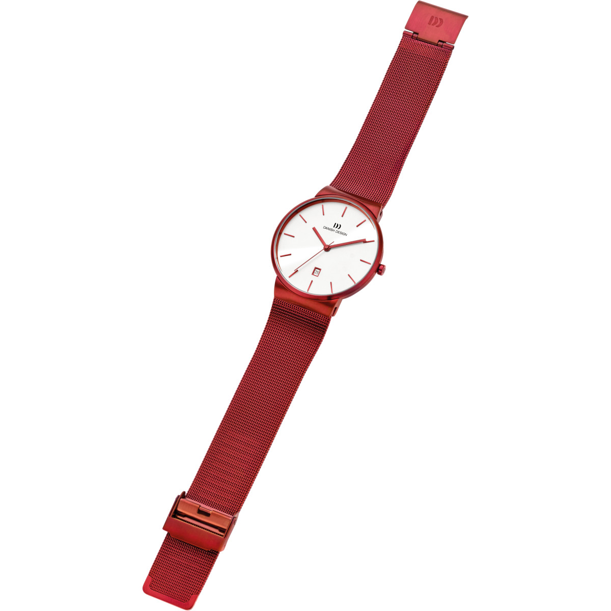 Danish Design Tidløs Tåge IQ74Q971 - Herenhorloge rood 40 mm 