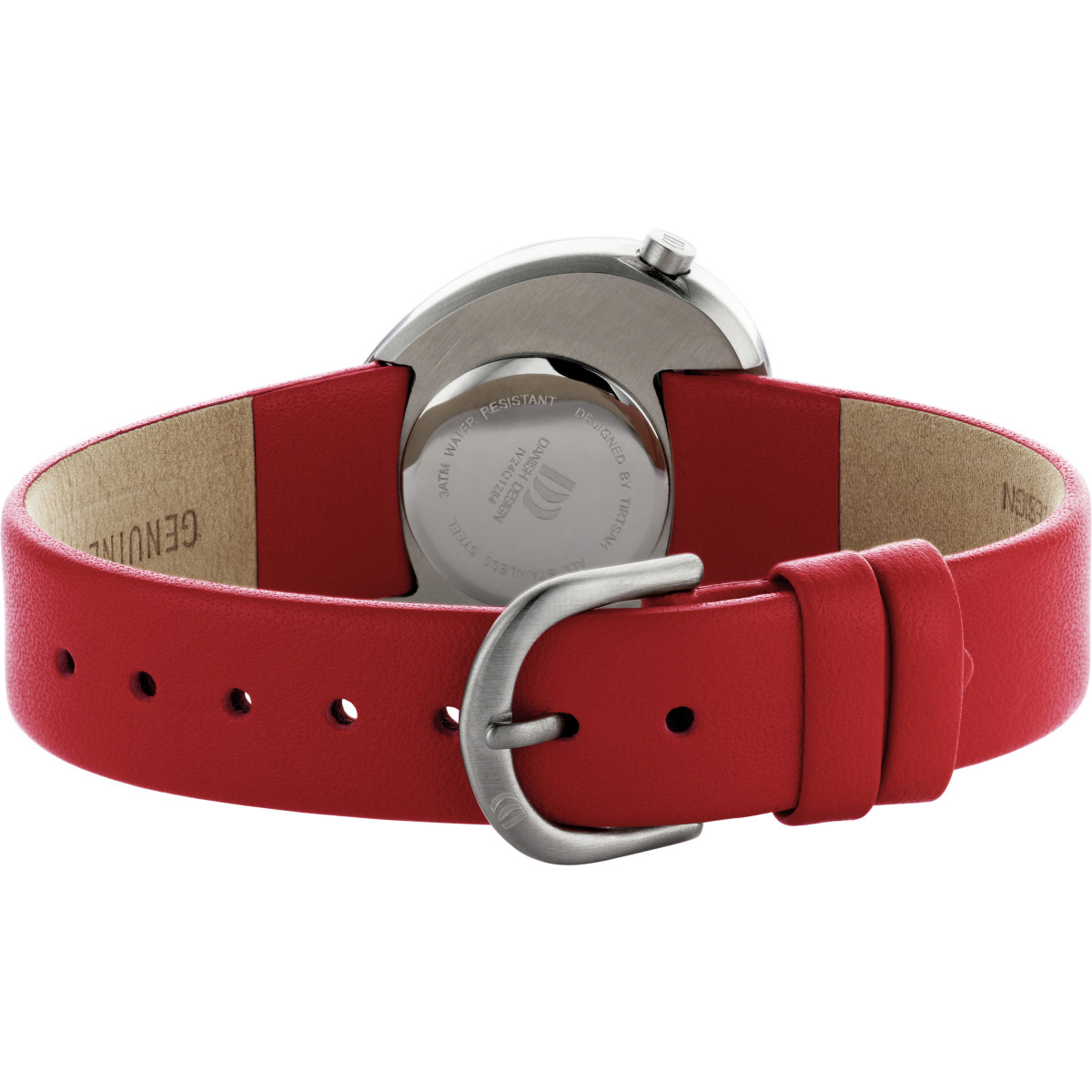 Danish Design Frihed Ellipse IV24Q1284 - Dameshorloge zilverkleurig 27 mm met leren band