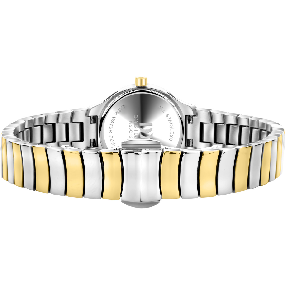 Danish Design Jolie Petite Two-tone IV65Q1297 Bicolor stalen dameshorloge met schakelband