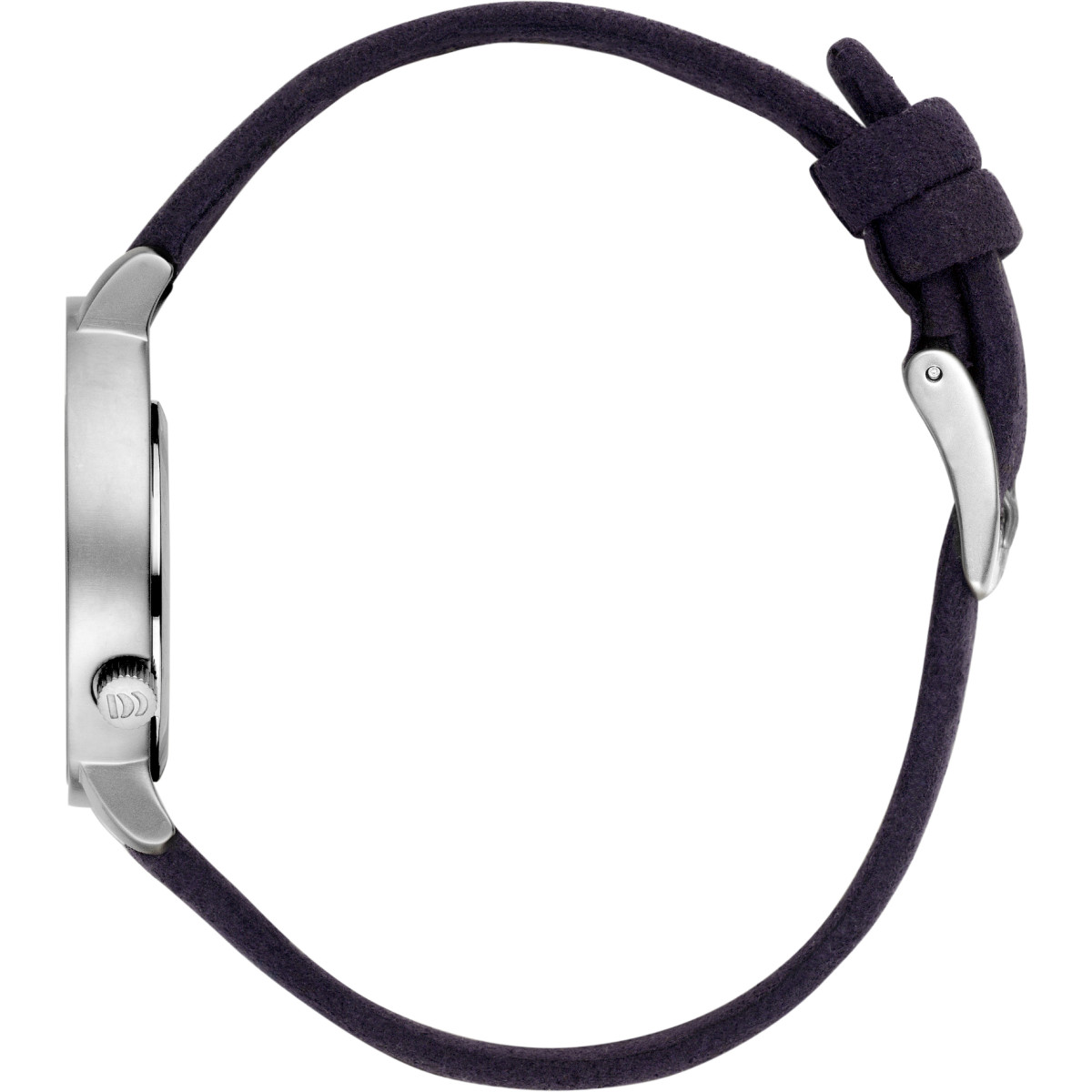 Danish Design Pico Purple IV22Q1271 Dameshorloge paarse band en opengewerkte kast 32 mm