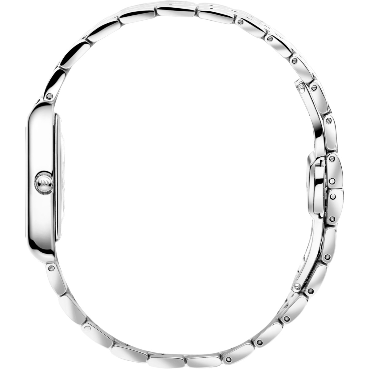 Danish Design Pure Marie IV62Q1298 Rechthoekig zilverkleurig dameshorloge 22 x 25 mm