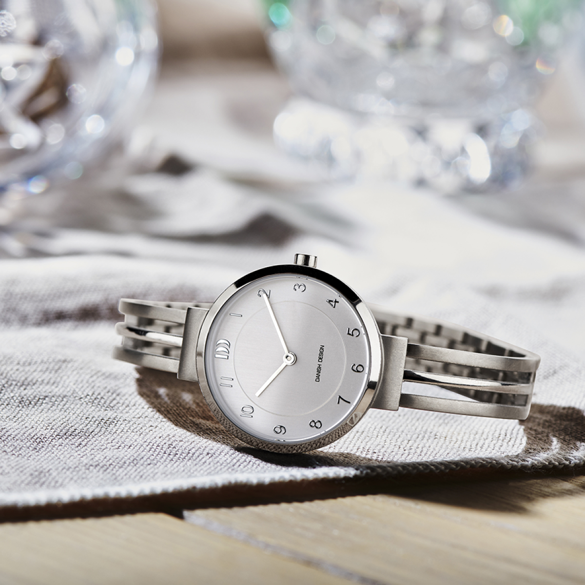 Danish Design Pure Tiara IV72Q1277 - Dameshorloge van titanium 
