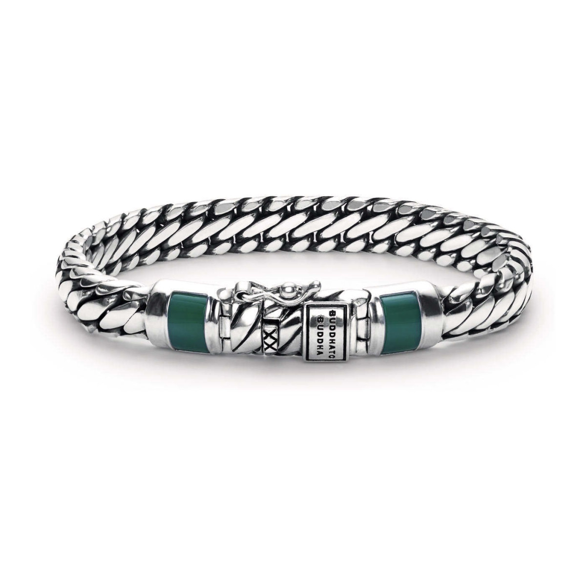 Buddha to Buddha J070GR armband Ben XS Stone Green