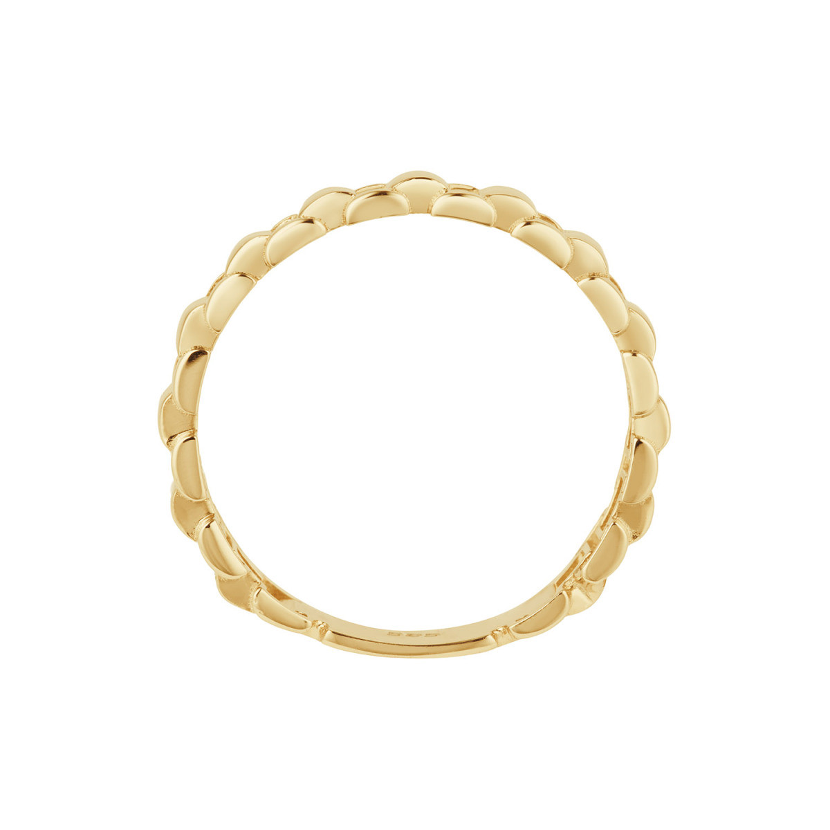Jackie Gold Dutch JKR26.571 14-karaat gouden schakelring glanzend 5 mm breed