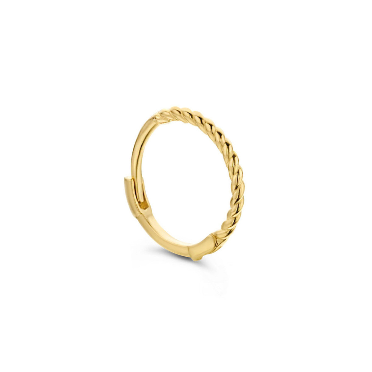 Jackie Gold JKS22.140 twist oorring 14-karaat goud 6 mm diameter - per stuk