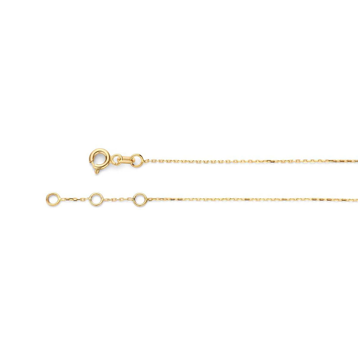 Jackie Gold Marco Polo JKB24.472 Schakelarmband met bolletjes van 14-karaat geelgoud - Lengte 16-17-18 cm