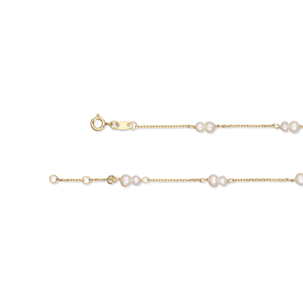 Jackie Gold Monte Carlo Pearl JKB25.506 Armband van 14-karaat goud met zoetwaterparel - Lengte max. 18 cm