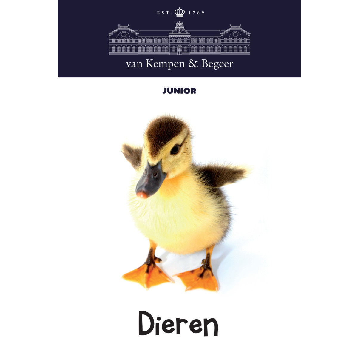 Van Kempen & Begeer Junior KS050.GA4 4-delig kinderbestek van staal met dieren