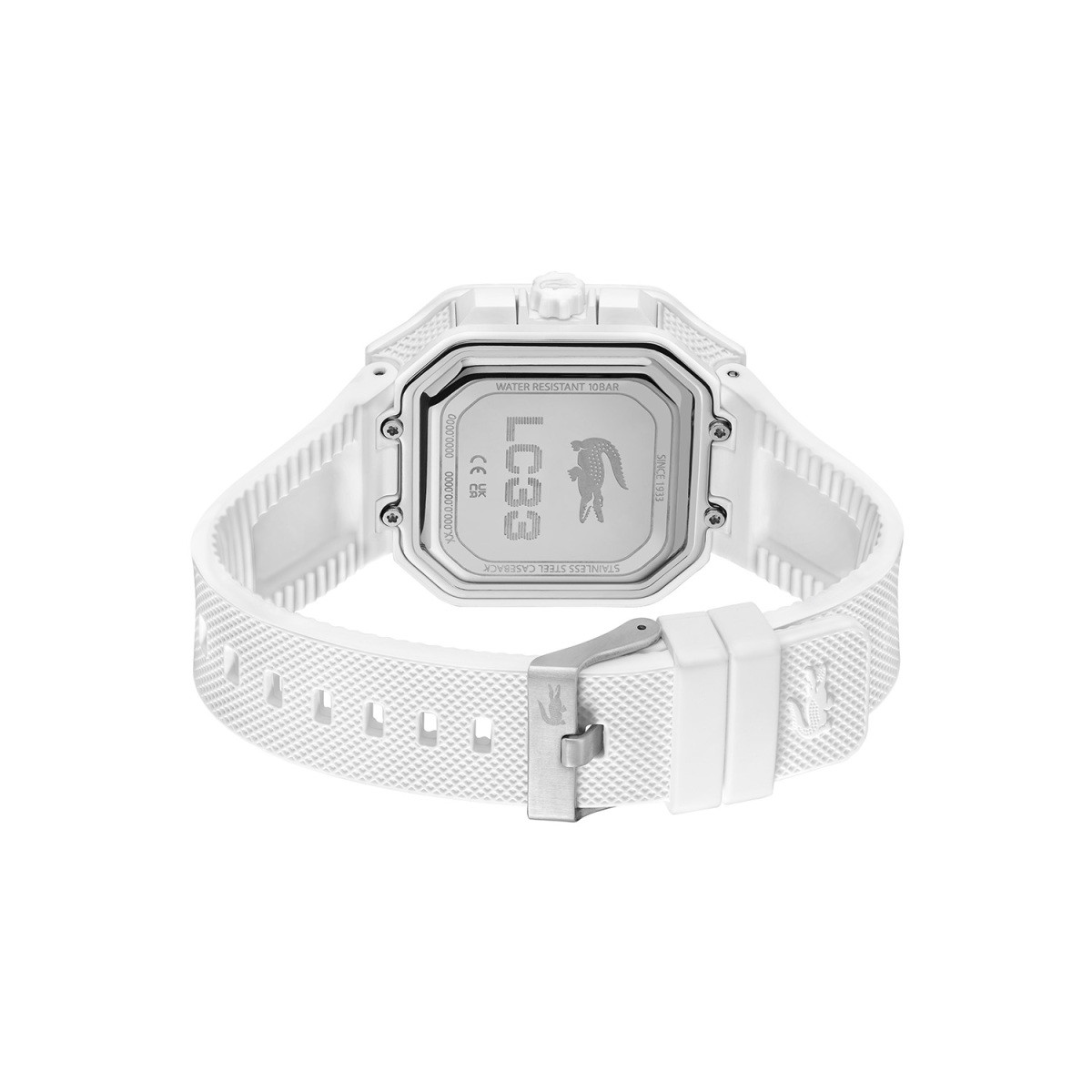 Lacoste LC33 LC2011506 wit ana-digi horloge voor heren met groene accenten - Ø 45 mm