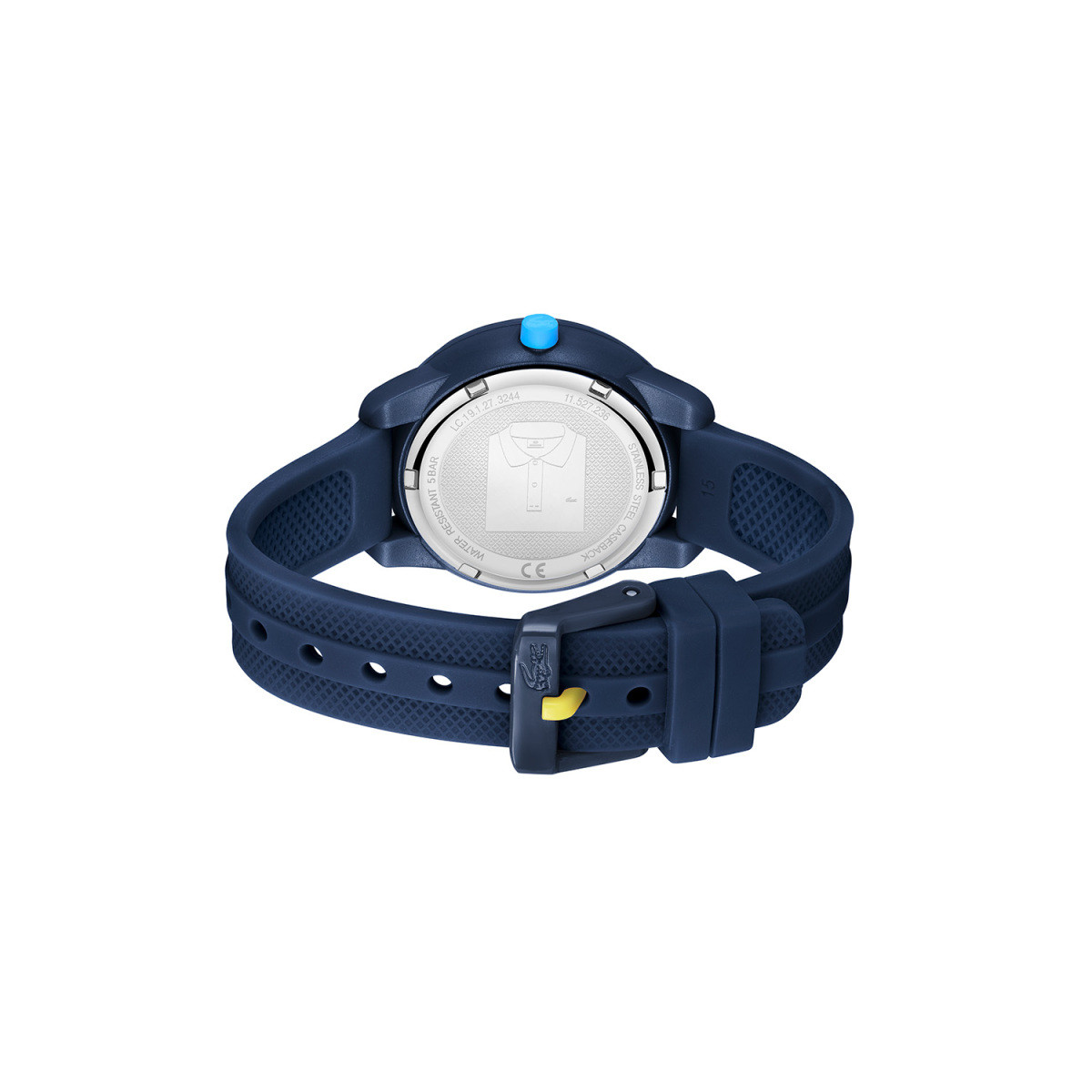 Lacoste Mini Tennis LC2030053 blauw kinderhorloge van staal en siliconen - Ø 34 mm