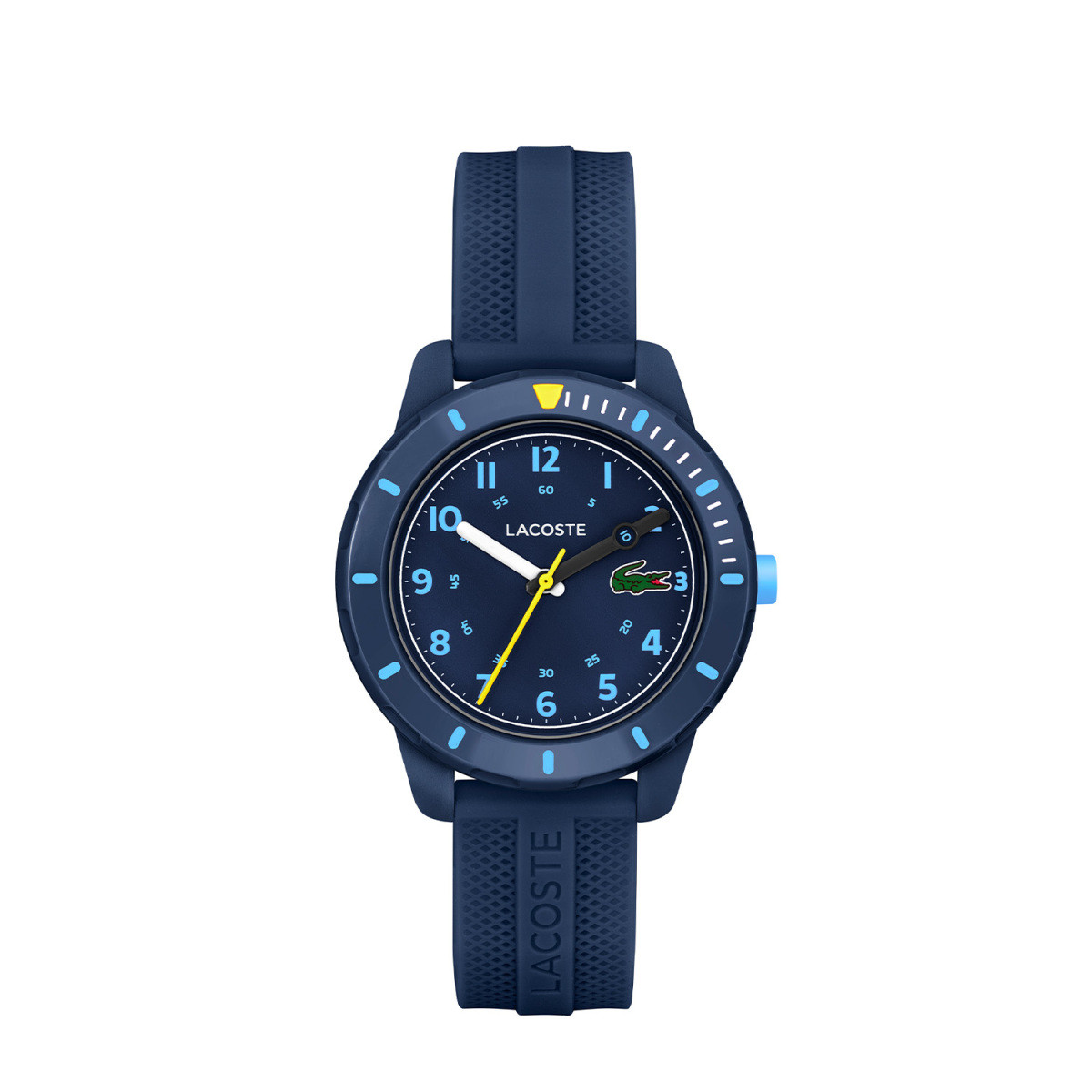 Lacoste Mini Tennis LC2030053 blauw kinderhorloge van staal en siliconen - Ø 34 mm