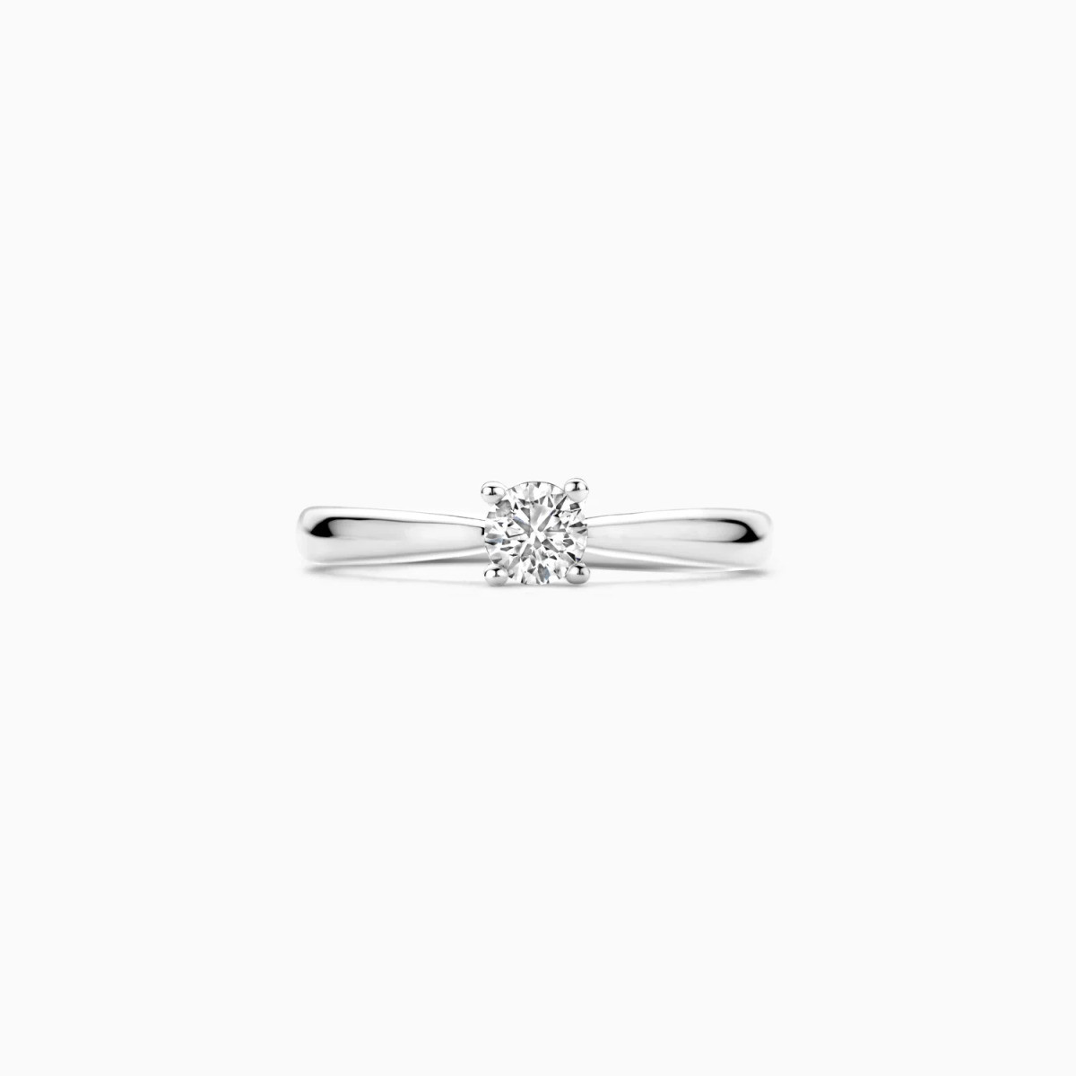 Blush Lab Diamonds LG1002W 14k witgouden ring met lab grown diamant 0.35 crt 4.5 mm breed