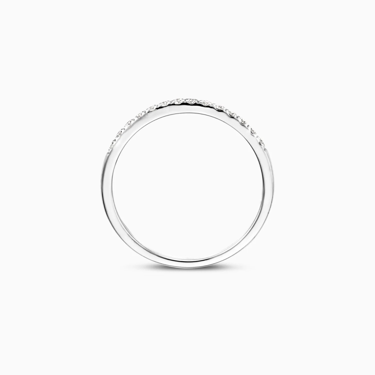 Blush Lab Diamonds LG1012W witgouden alliance ring met 0.21 crt lab grown diamanten 1.7 mm breed