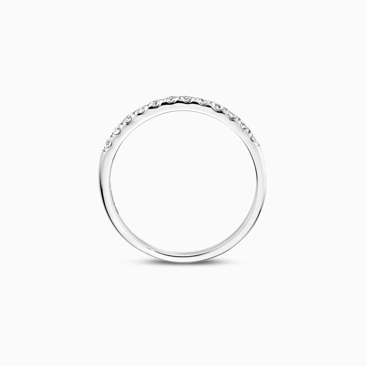 Blush Lab Diamonds LG1013W witgouden alliance ring met 0.31 crt lab grown diamanten 2 mm breed