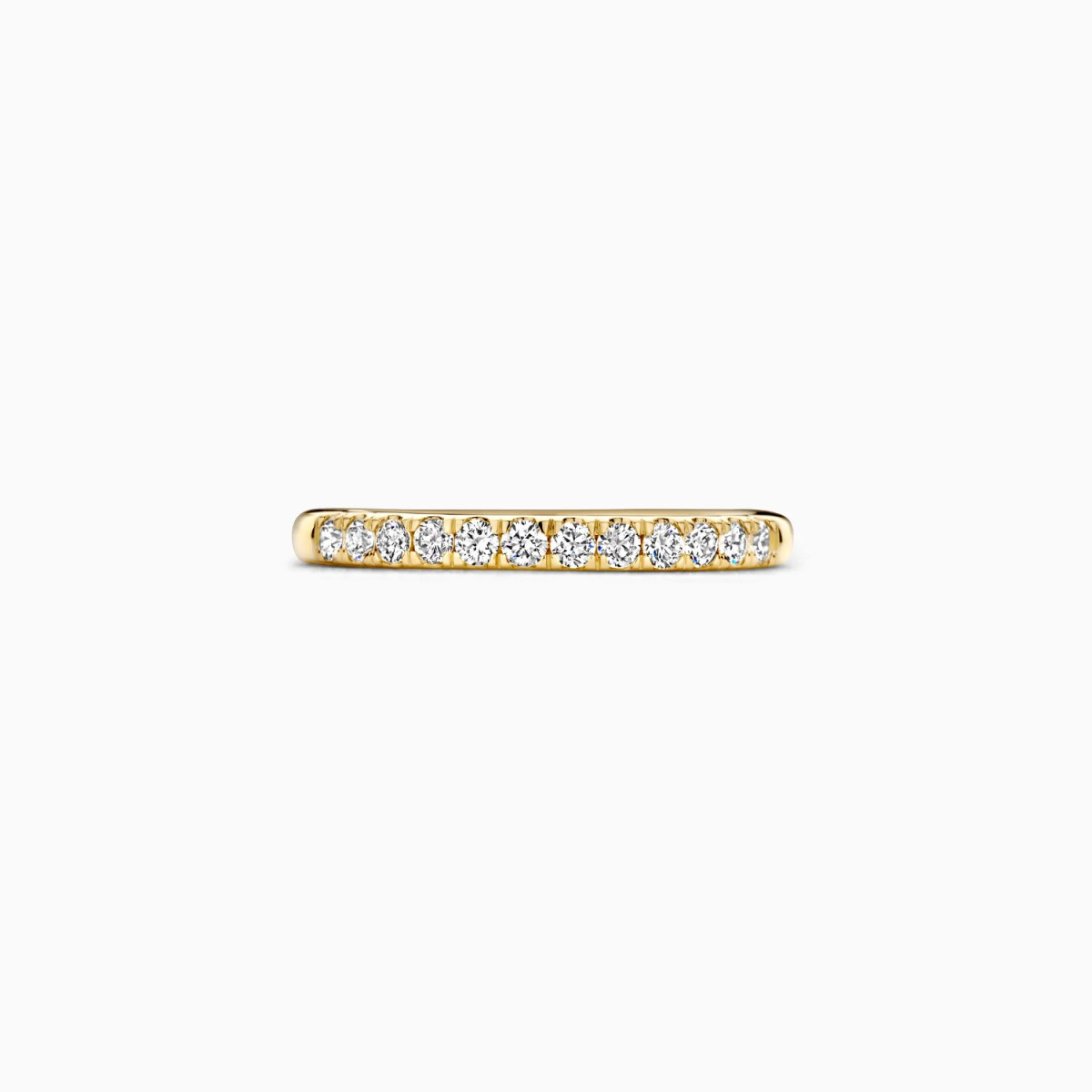Blush Lab Diamonds LG1013Y gouden alliance ring met 0.31 crt lab grown diamanten 2 mm breed