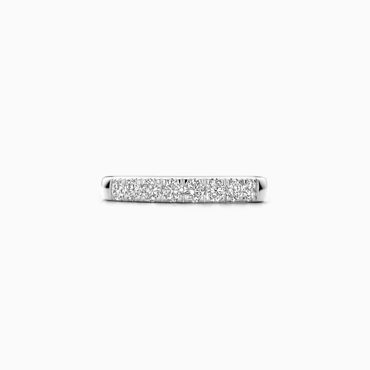 Blush Lab Diamonds LG1015W witgouden alliance ring met 0.56 crt lab grown diamanten 3 mm breed