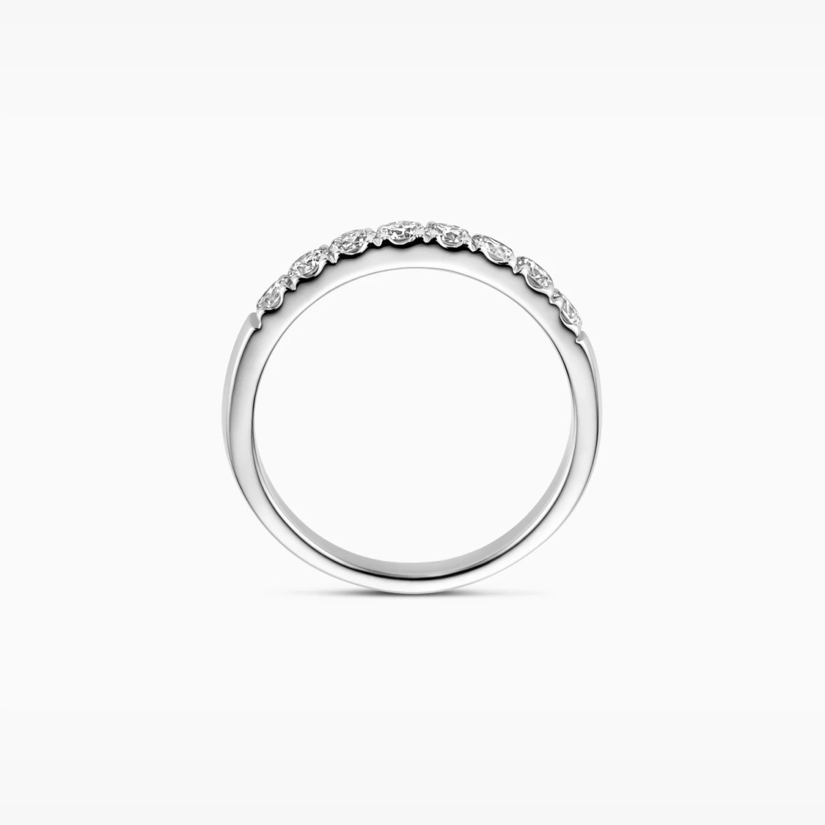 Blush Lab Diamonds LG1015W witgouden alliance ring met 0.56 crt lab grown diamanten 3 mm breed