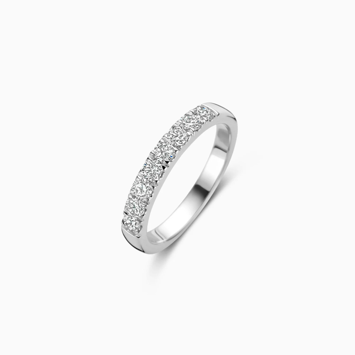 Blush Lab Diamonds LG1015W witgouden alliance ring met 0.56 crt lab grown diamanten 3 mm breed