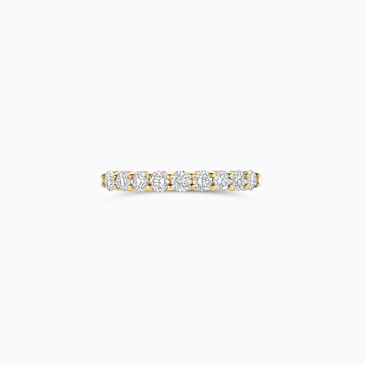 Blush Lab Diamonds LG1043Y gouden alliance ring met lab diamanten 0.72 crt 2.8 mm breed