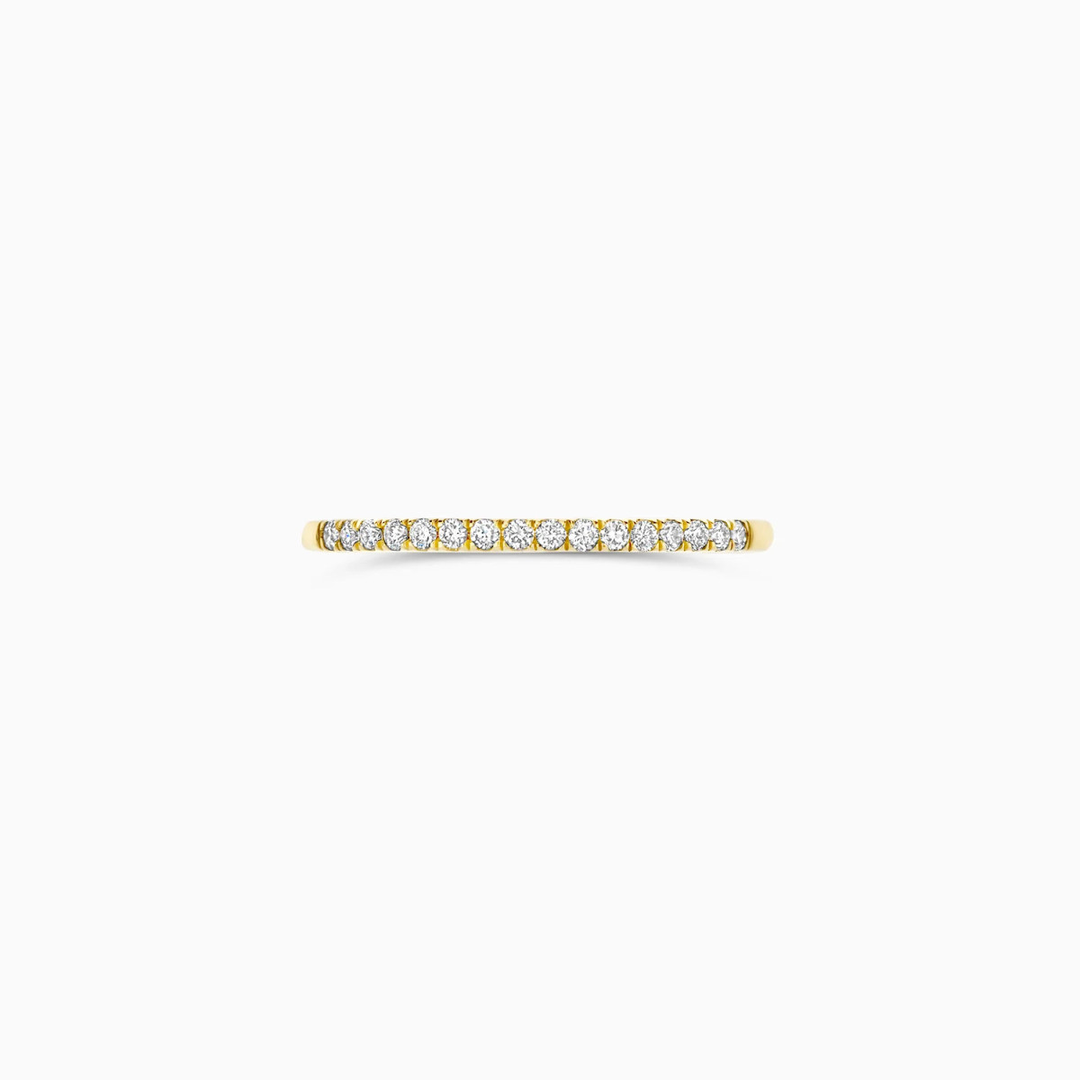 Blush Lab Diamonds LG1046Y gouden alliance ring met 0.16 crt lab grown diamanten 1.4 mm breed