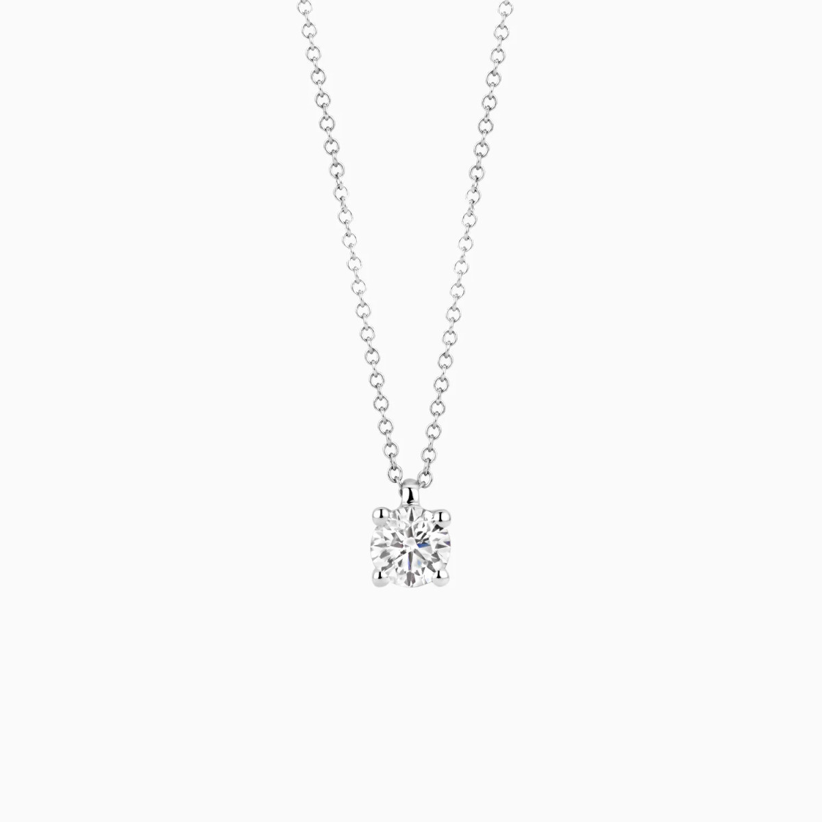 Blush Lab Diamonds LG3002W witgouden ketting met lab grown diamant 0.30 crt - Lengte 42 cm