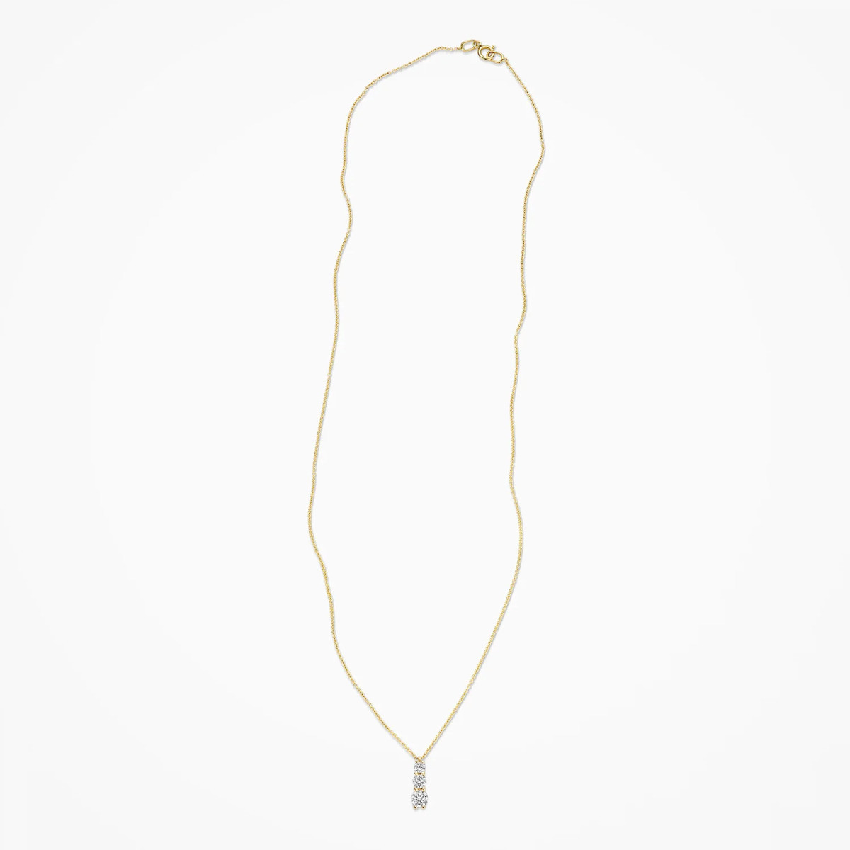Blush Lab Diamonds LG3020Y gouden ketting met lab grown diamanten 0.43 crt - Lengte 42 cm