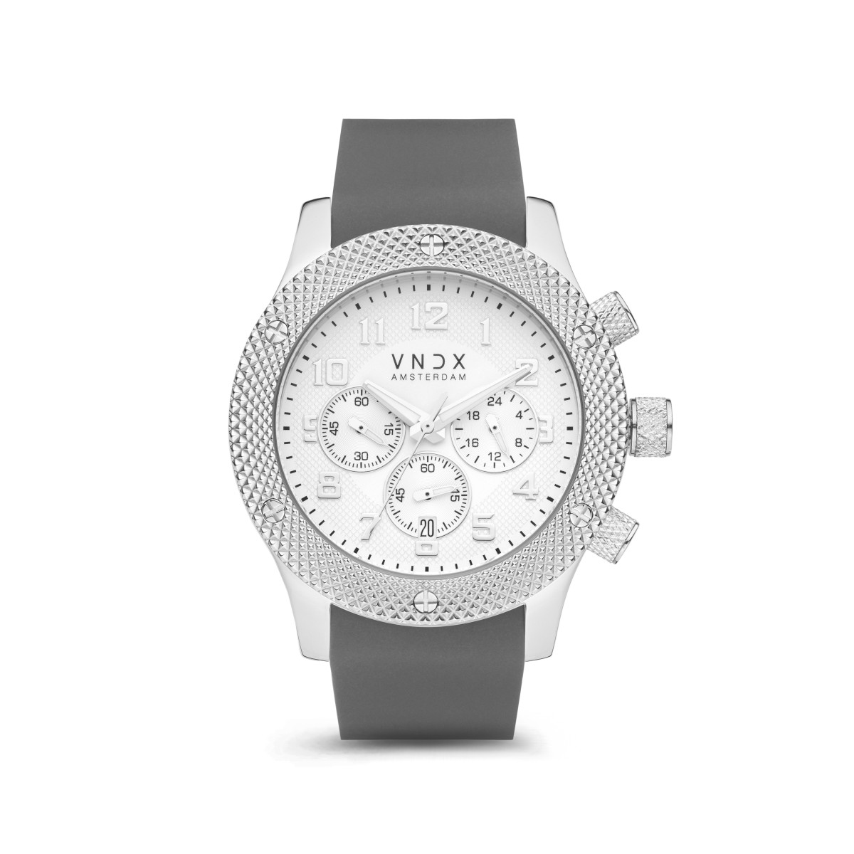 VNDX Rocky Rebel XL zilver wit LS91000-02