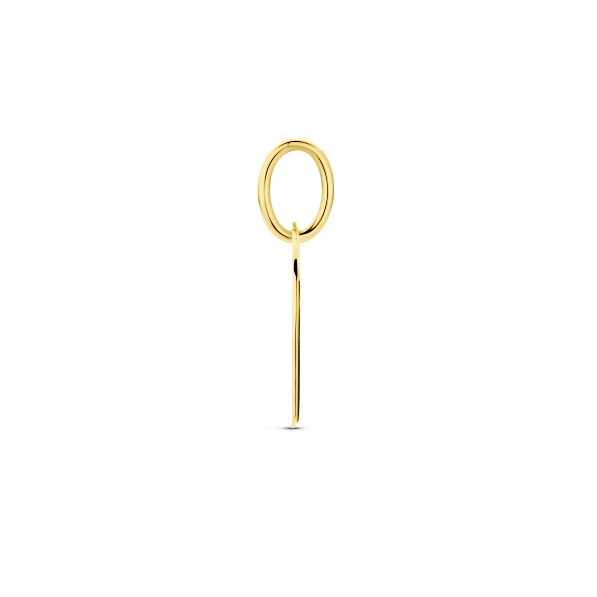 14-karaat gouden graveerhanger hartje - 12.5 mm x 11.5 mm