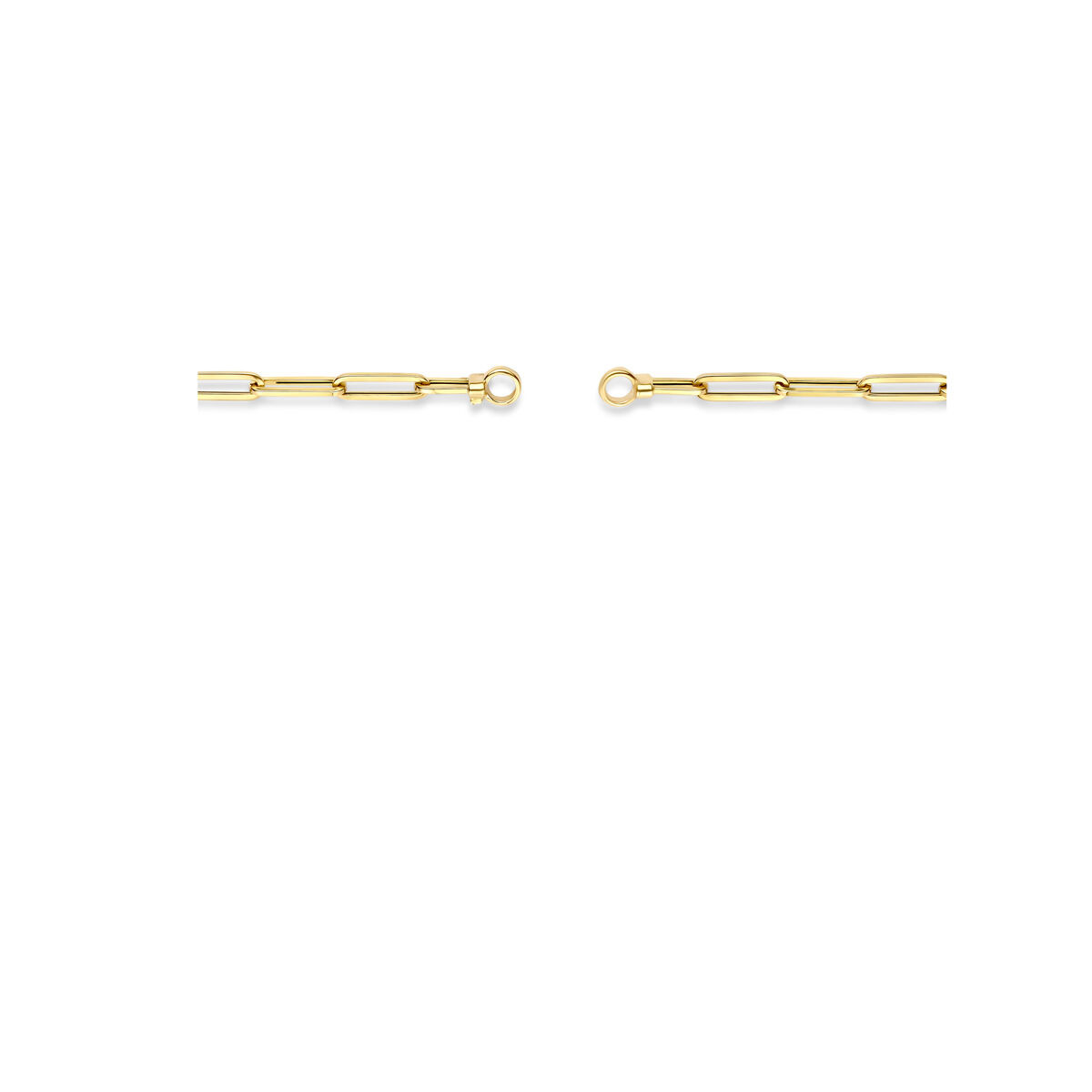 14-karaat gouden ketting met 2.7 mm brede schakel - Lengte 44 cm