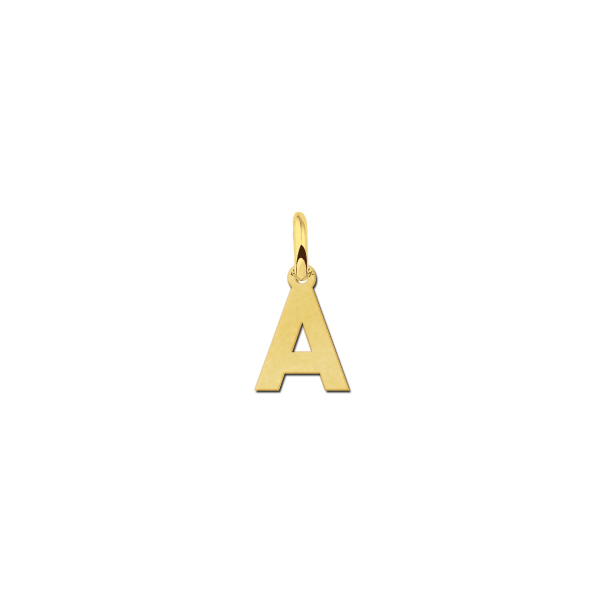 14 karaat gouden letter hanger