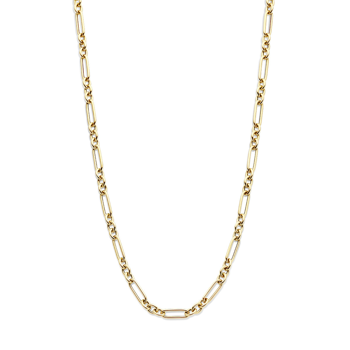 14-karaat gouden schakelketting ankerschakel 4 mm - Lengte 42 cm