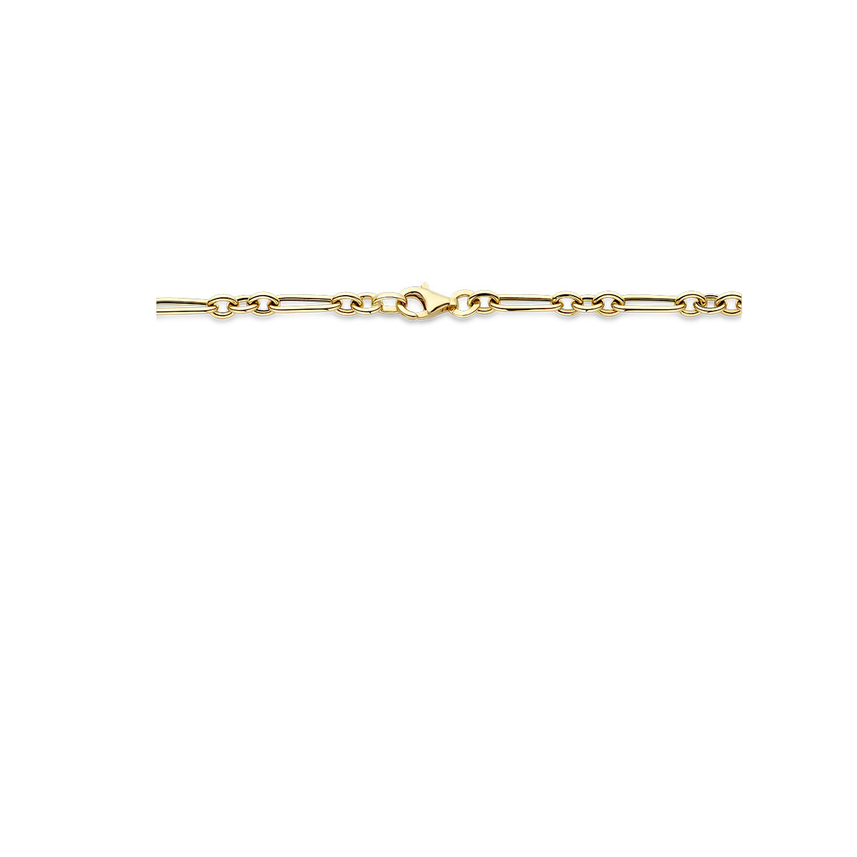 14-karaat gouden schakelketting ankerschakel 4 mm - Lengte 70 cm