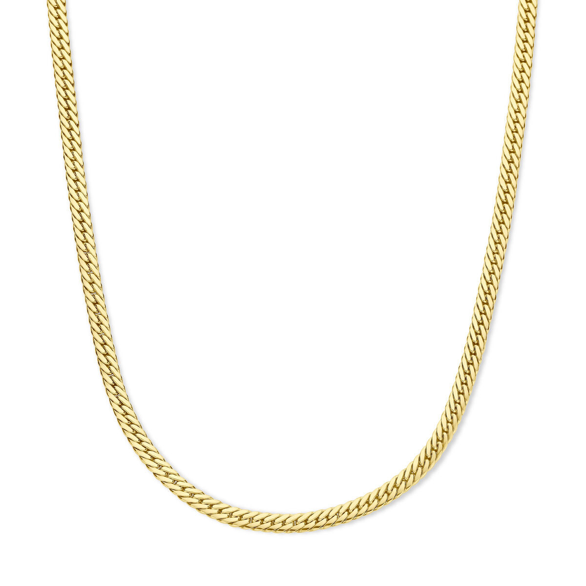 14-karaat gouden schakelketting gourmet 5.5 mm - Lengte 45 cm